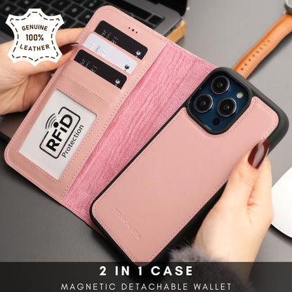 Casper Leather iPhone 15 Pro Wallet Case | MagSafe-28