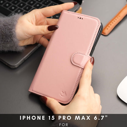 Casper Leather iPhone 15 Pro Max Wallet Case | MagSafe-56