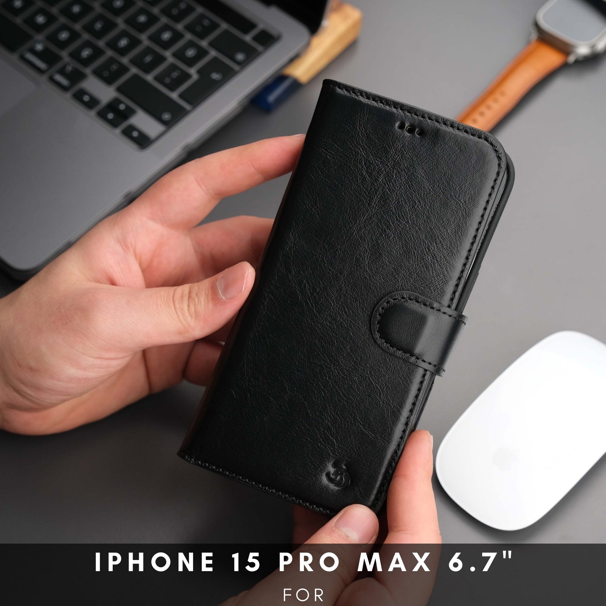 Casper Leather iPhone 15 Pro Max Wallet Case | MagSafe-20