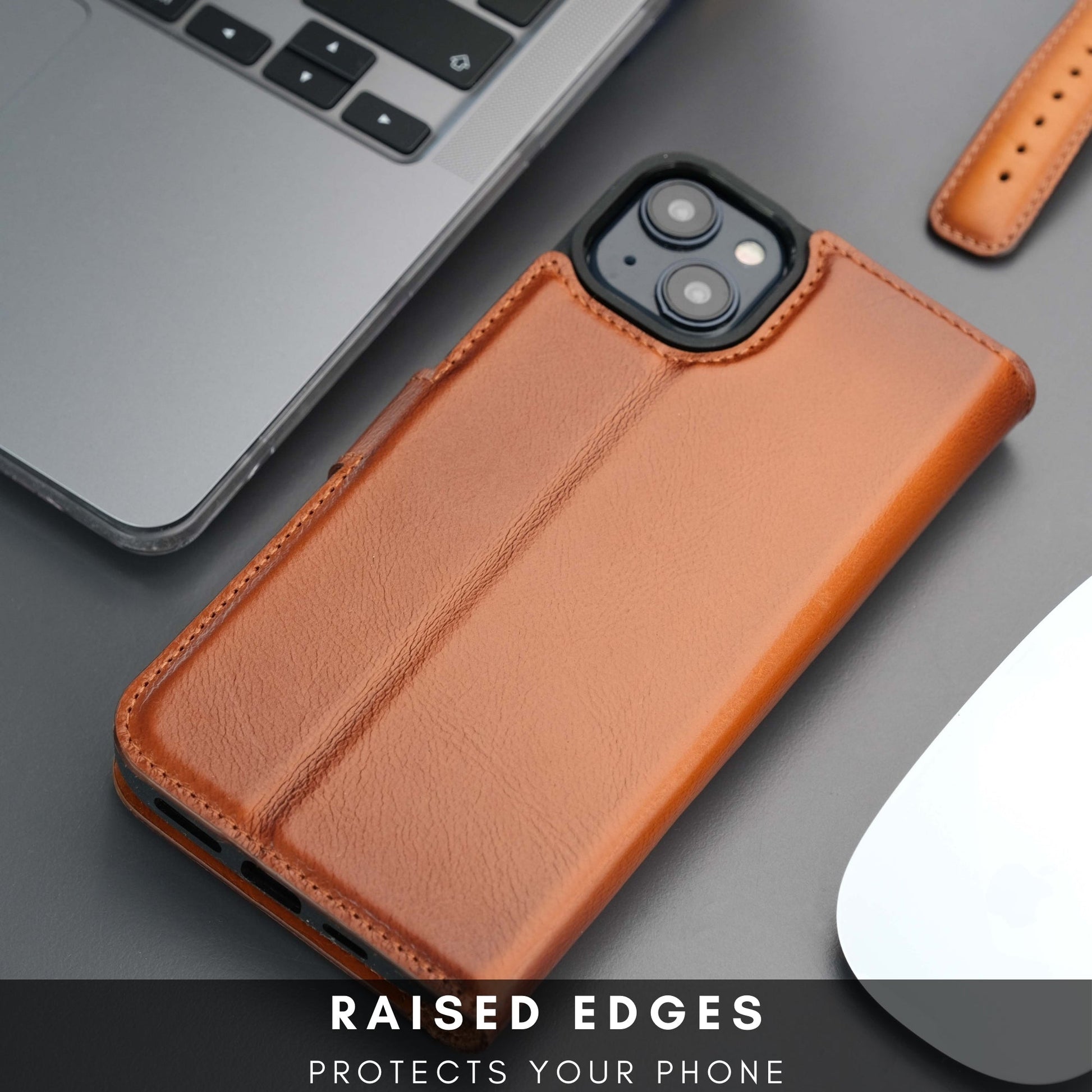 Casper Leather iPhone 15 Plus Wallet Case | MagSafe-24