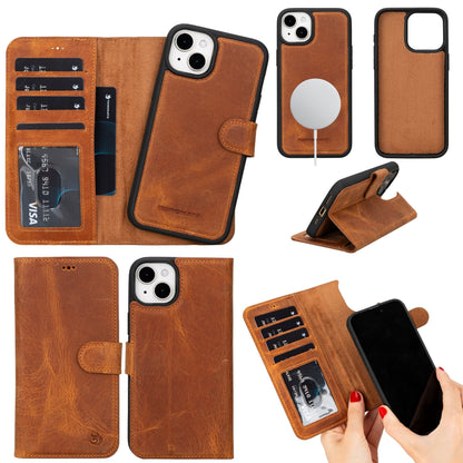 Casper Leather iPhone 15 Wallet Case | MagSafe-36