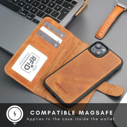 Casper Leather iPhone 15 Plus Wallet Case | MagSafe-31