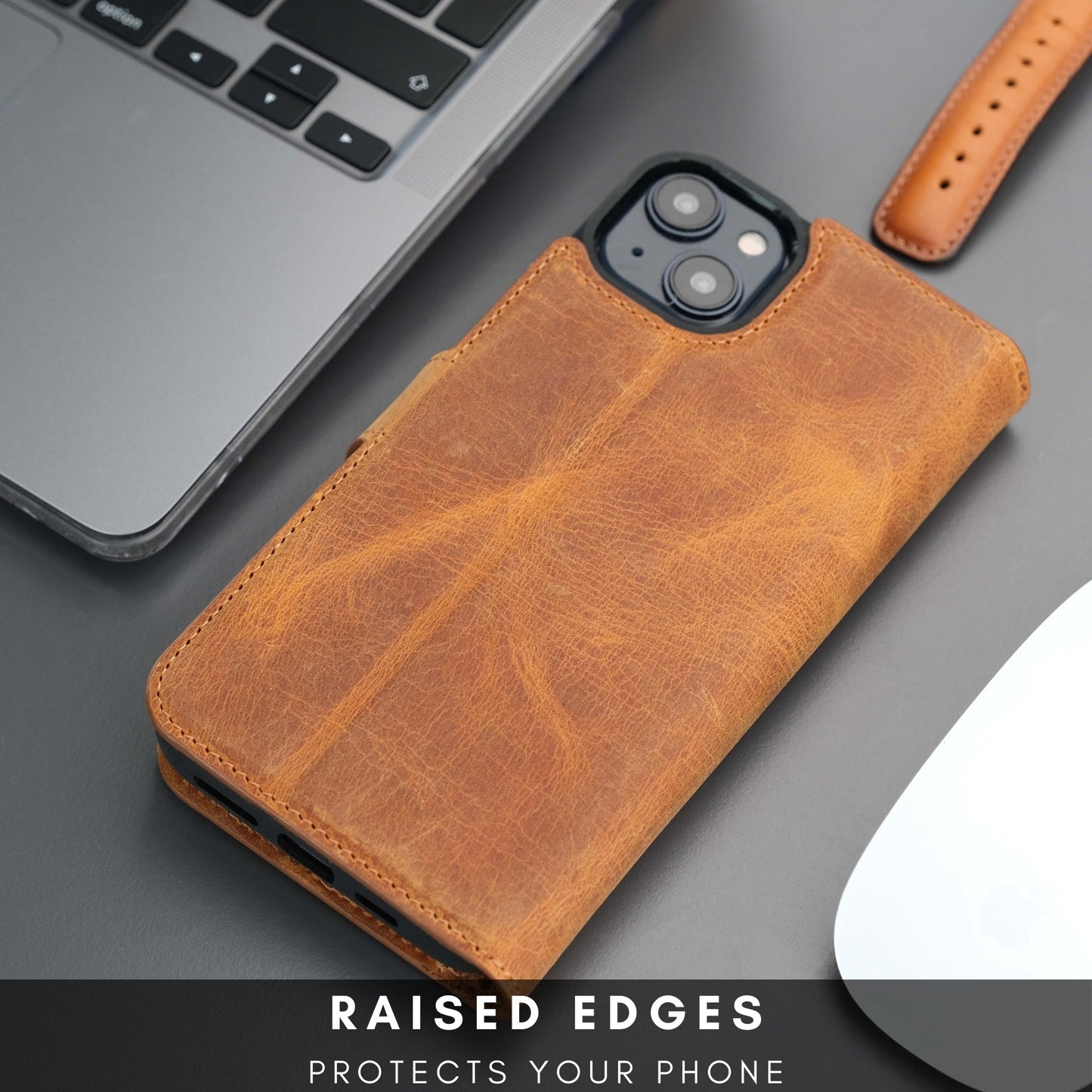 Casper Leather iPhone 15 Plus Wallet Case | MagSafe-32