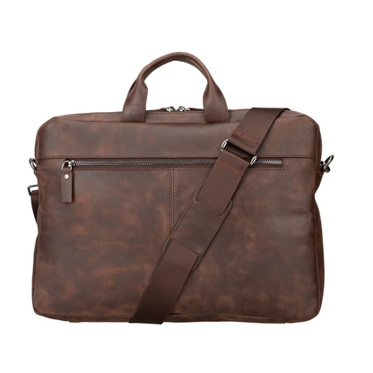 MacBook Genuine Leather Bag in various colors and styles, featuring spacious compartments, RFID protection, and a sleek design suitable for carrying MacBook and other essentials.