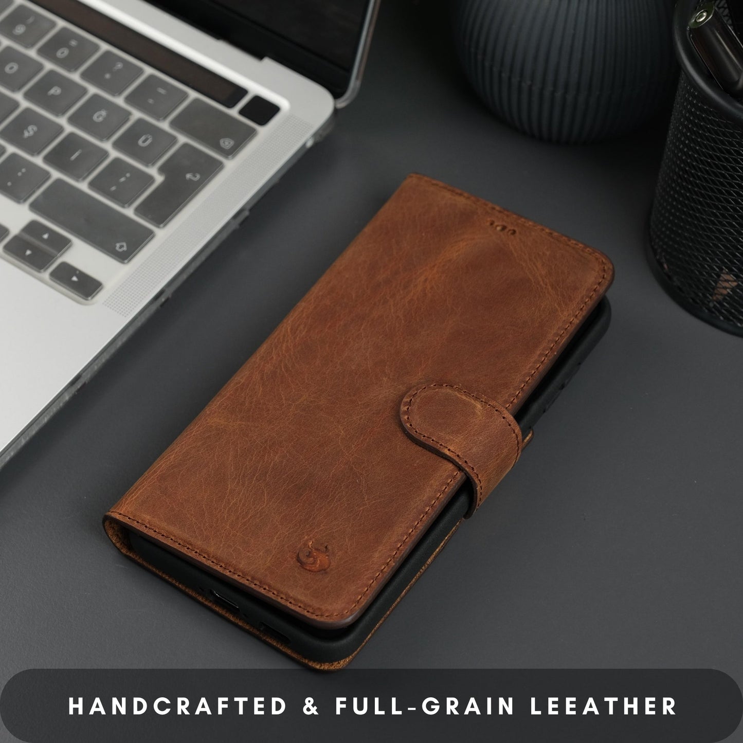 Buffalo Leather Samsung Galaxy S24 Plus Wallet with Detachable Case-15