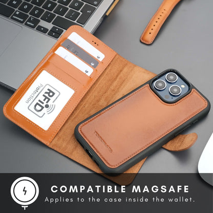 Casper Leather iPhone 15 Pro Max Wallet Case | MagSafe-13