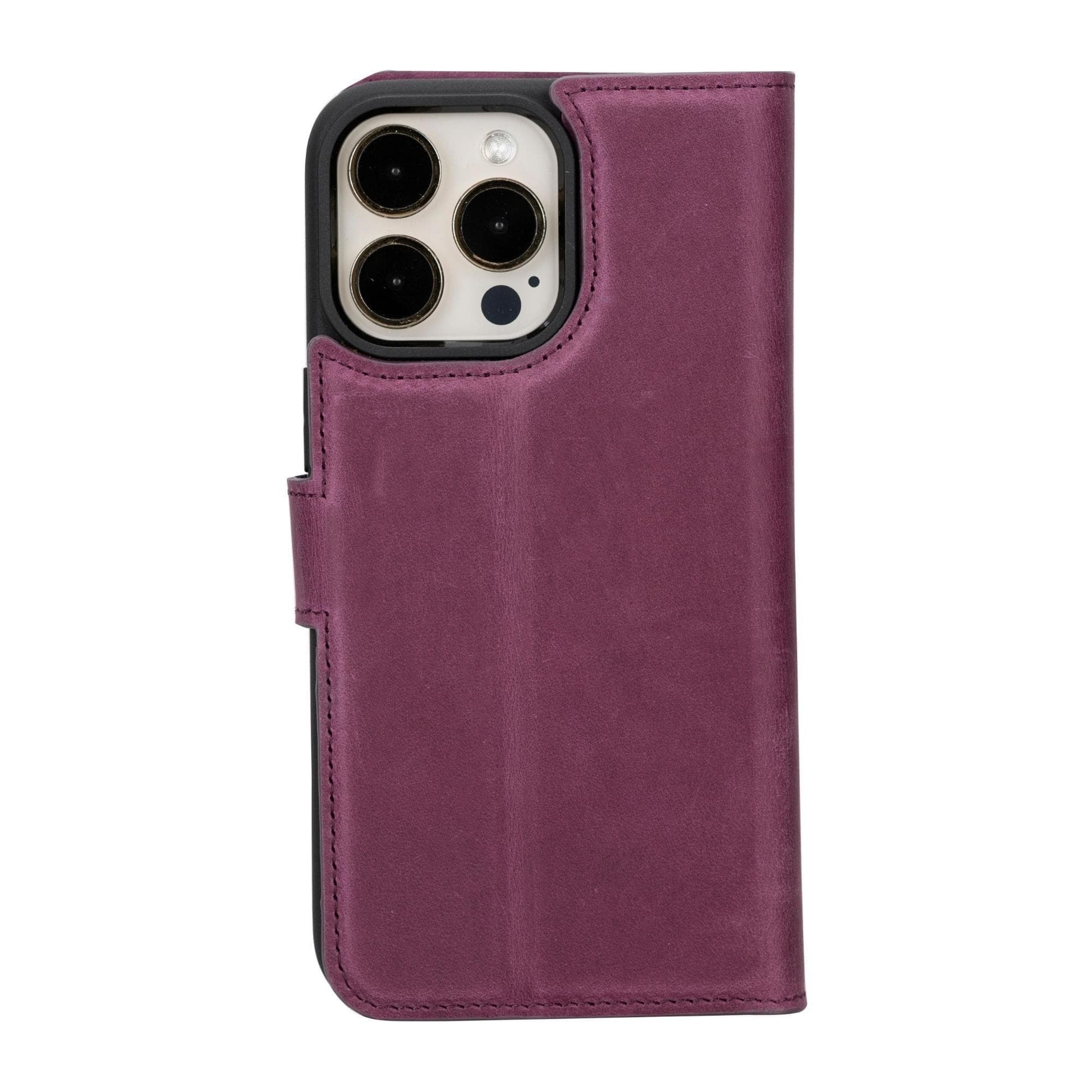 Versatile iPhone 15 Series Leather Wallet Case: Premium, MagSafe-Compatible, offering style and protection for iPhone 15, 15 Pro, 15 Pro Max, and 15 Plus models.