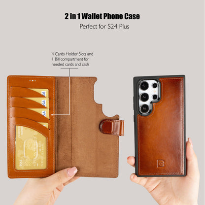 Leather Samsung Galaxy S24 Series Wallet Cases-2