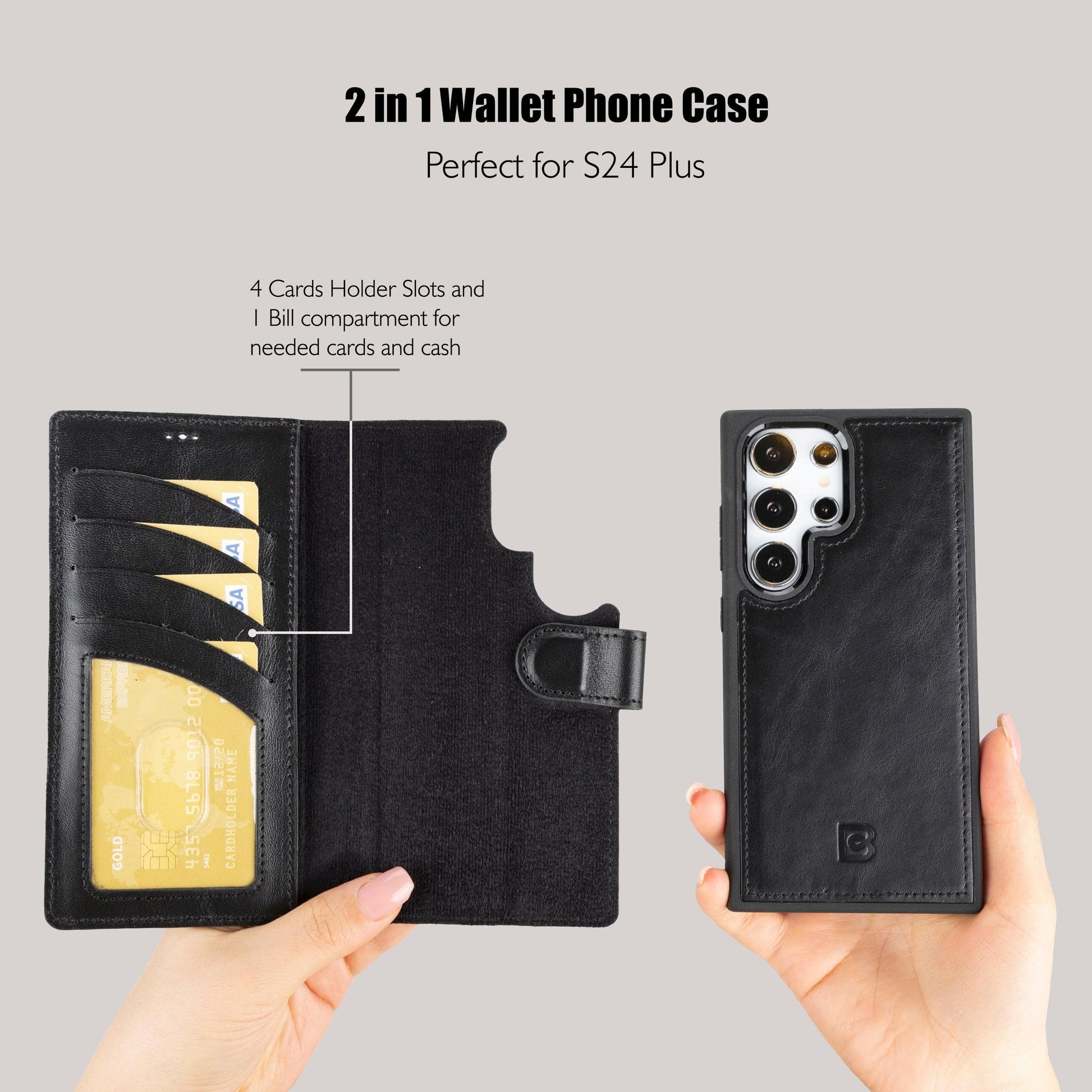 Leather Samsung Galaxy S24 Series Wallet Cases-62