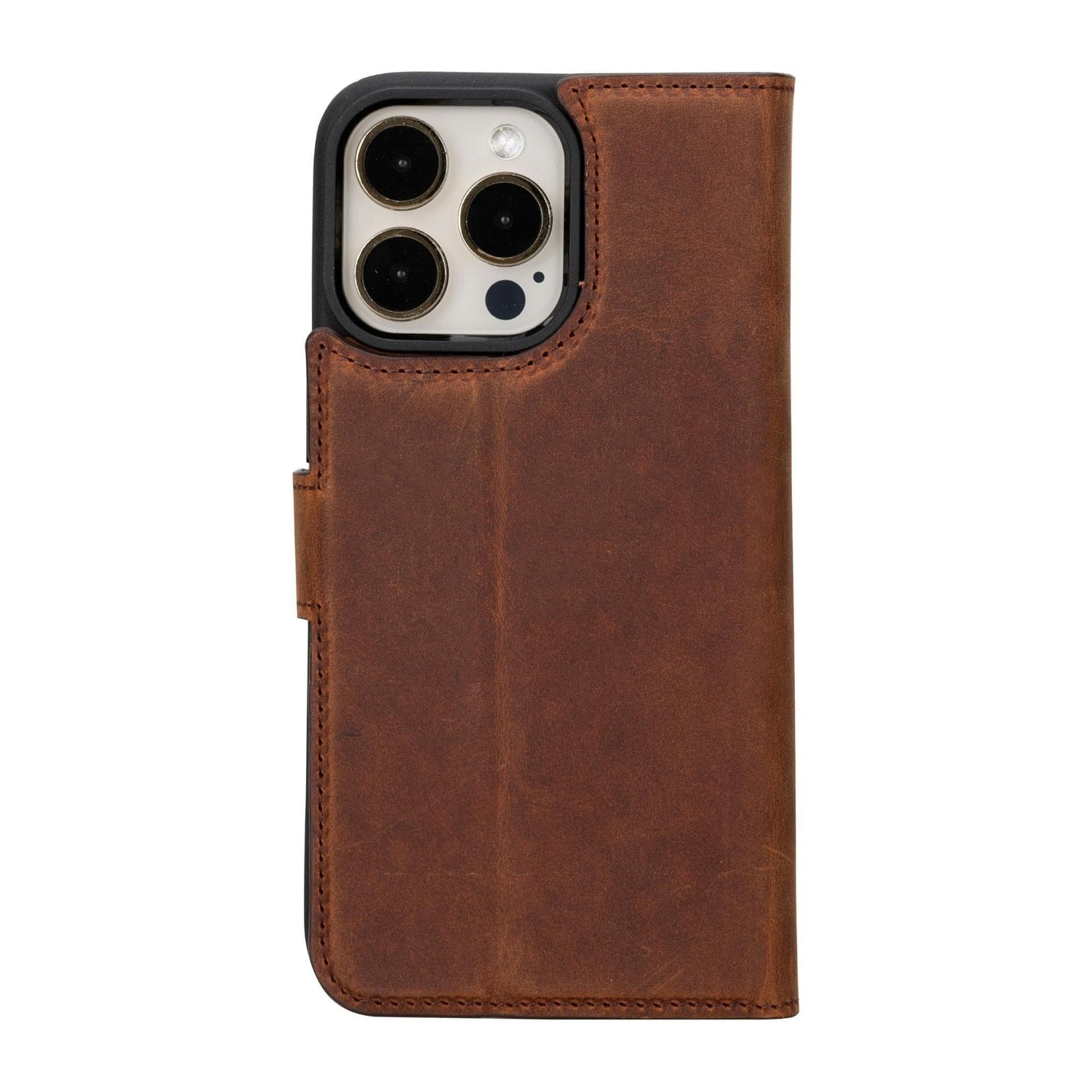 Versatile iPhone 15 Series Leather Wallet Case: Premium, MagSafe-Compatible, offering style and protection for iPhone 15, 15 Pro, 15 Pro Max, and 15 Plus models.