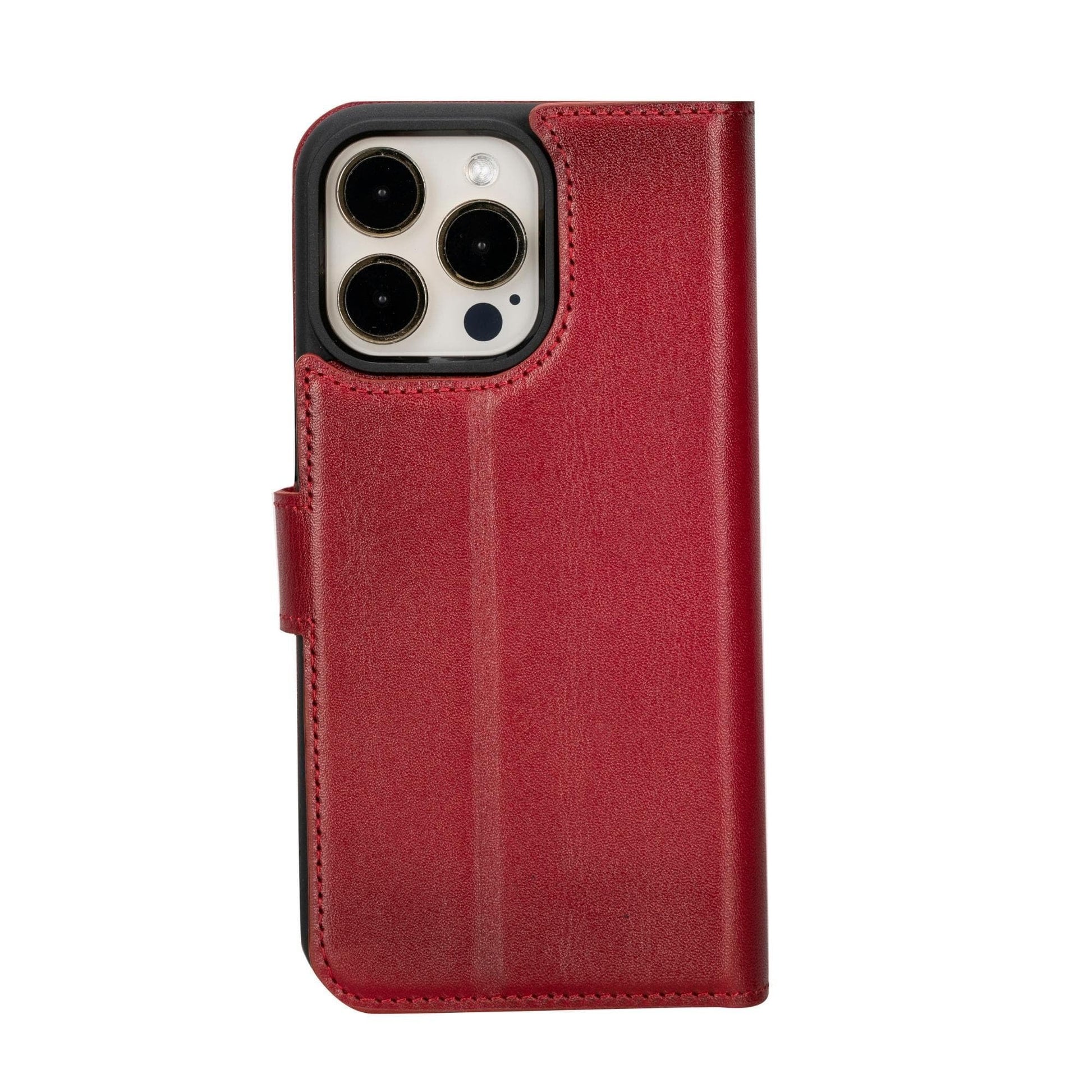 Versatile iPhone 15 Series Leather Wallet Case: Premium, MagSafe-Compatible, offering style and protection for iPhone 15, 15 Pro, 15 Pro Max, and 15 Plus models.